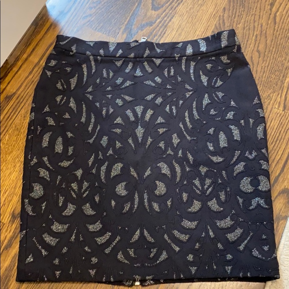 Parker fitted texture skirt, Size 6